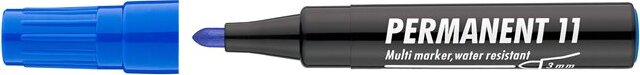 ICO Permanent 11 1-3mm Alkoholos marker - Kék