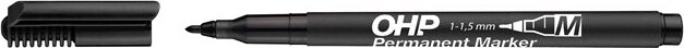 ICO OHP M 1-1.5mm Alkoholos marker - Fekete