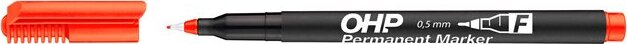 ICO OHP F 0.5mm Alkoholos marker - Piros