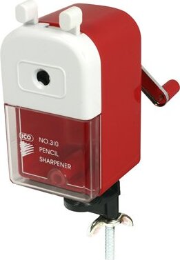 ICO 310 Egylyukú asztali hegyező - Piros