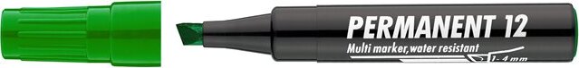 ICO Permanent 12 1-4mm Alkoholos marker - Zöld
