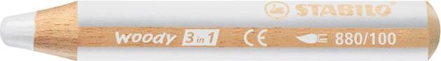 Stabilo Woody 3 in 1 kerek vastag Színes ceruza - Fehér