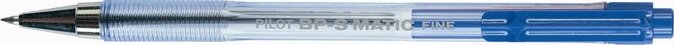 Pilot BP-S Matic Nyomógombos Golyóstoll - 0.27 mm / kék Pilot BP-S Matic Nyomógombos Golyóstoll - 0.27 mm / kék