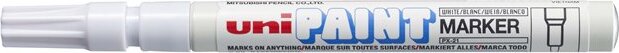 Uni PX-21 0.8-1.2mm Lakkmarker - Fehér