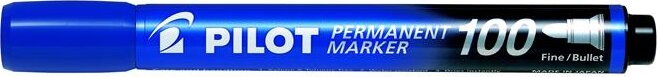 Pilot Permanent Marker 100 1mm Alkoholos marker - Kék