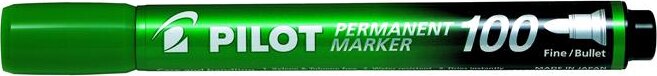 Pilot Permanent Marker 100 1mm Alkoholos marker - Zöld