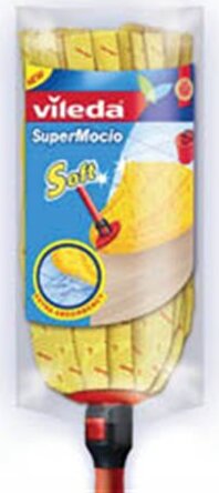 Vileda Soft Mikroszálas gyorsfelmosó fej - Sárga