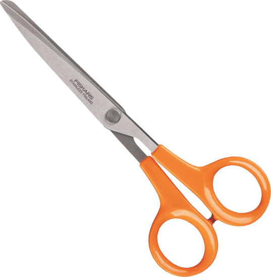 Fiskars Classic 17cm Papírvágó olló - Narancssárga