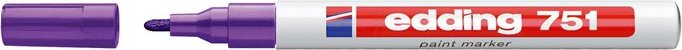 Edding 751 1-2mm Lakkmarker - Lila