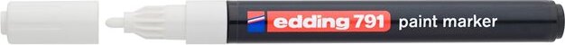 Edding 791 1-2mm Lakkmarker - Fehér