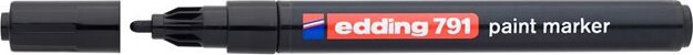 Edding 791 1-2mm Lakkmarker - Fekete