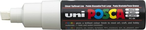 Uni Posca PC-8K 8mm Dekormarker - Fehér