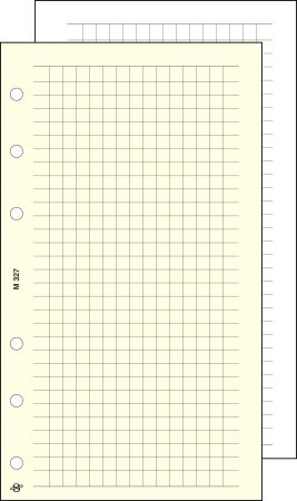 Saturnus chamois Kalendárium betétlap "M" kockás (30 lap)