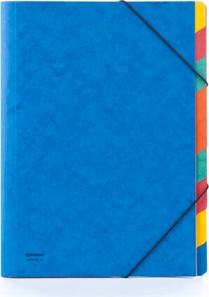 Donau A4 Gumis mappa karton regiszteres - Kék