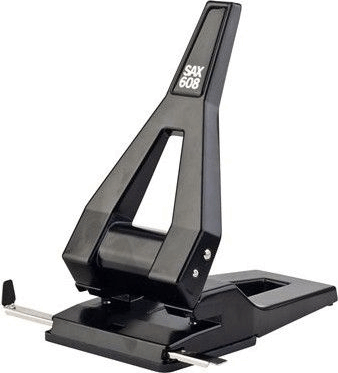 Sax 608 Kétlyukú 65 lap kapacitású lyukasztó - Fekete