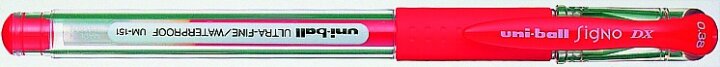 Uni UM-151 Signo DX Kupakos Zseléstoll - 0.25 mm / Piros