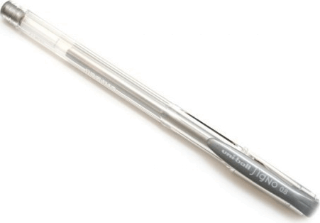 Uni UM-100 Signo Fine Kupakos Zseléstoll - 0.4 mm / Ezüst