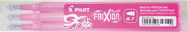 Pilot Frixion Ball/Clicker Rollertollbetét - 0.35mm / rózsaszín (3 db)