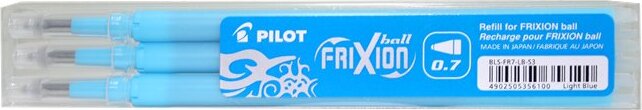 Pilot Frixion Ball/Clicker Rollertollbetét - 0.35mm / világoskék (3 db)