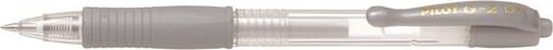 Pilot G-2 Metallic nyomógombos zseléstoll - 0.32 / ezüst