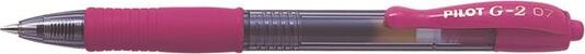Pilot G-2 nyomógombos zseléstoll - 0.32 / rózsaszín