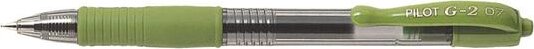 Pilot G-2 nyomógombos zseléstoll - 0.32 / világoszöld
