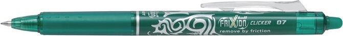 Pilot Frixion Clicker nyomógombos törölhető rollertoll - 0.35mm / zöld