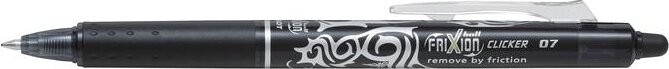 Pilot Frixion Clicker nyomógombos törölhető rollertoll - 0.35mm / fekete Pilot Frixion Clicker nyomógombos törölhető rollertoll - 0.35mm / fekete