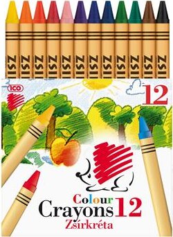 ICO Süni Zsírkréta - 12 szín