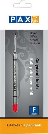 PAX Golyóstollbetét - 0.8mm / piros