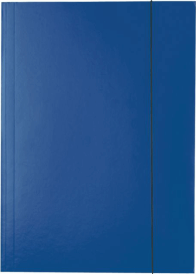 Esselte Economy A4 Karton gumis mappa - Sötétkék