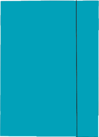 Esselte Economy A4 Karton gumis mappa - Kék