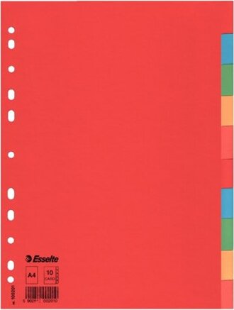 Esselte Economy A4 Karton elválasztólap