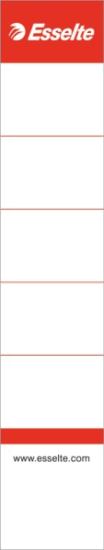 Esselte 30 x 158 mm Kétoldalas cserecímke iratrendezőhöz - Fehér (10 db / csomag)