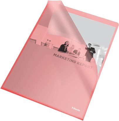 Esselte Standard A4 105 mikron narancsos felületű genotherm - Piros (25 db / csomag) Esselte Standard A4 105 mikron narancsos felületű genotherm - Piros (25 db / csomag)