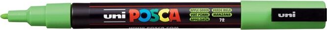Uni Posca PC-3M 0.9-1.3mm Marker - Alma zöld