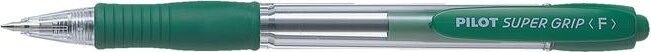 Pilot Super Grip Nyomógombos golyóstoll - 0,27 mm / Zöld Pilot Super Grip Nyomógombos golyóstoll - 0,27 mm / Zöld