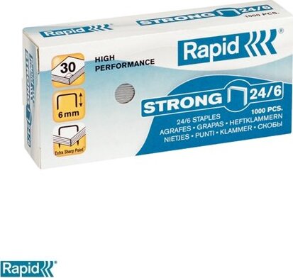 Rapid Strong 24/6 Tűzőgépkapocs (1000 db)