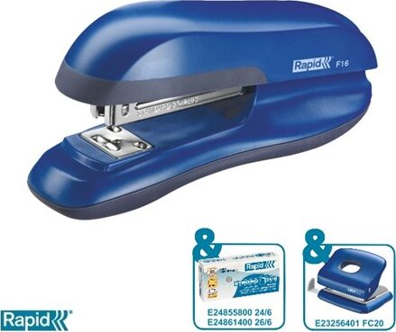 Rapid F16 Fashion 30 lap kapacitású tűzőgép - Vízkék Rapid F16 Fashion 30 lap kapacitású tűzőgép - Vízkék