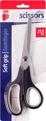 ICO 7440060000 21cm Irodai Olló - Fekete