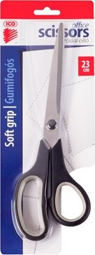 ICO 7440060001 23cm Irodai Olló - Fekete