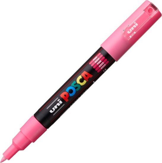 Uni Posca PC-1M 0.7mm Extra-Fine Marker - Pink