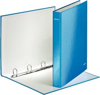 Leitz Wow Gyűrűs könyv D alakú - Kék