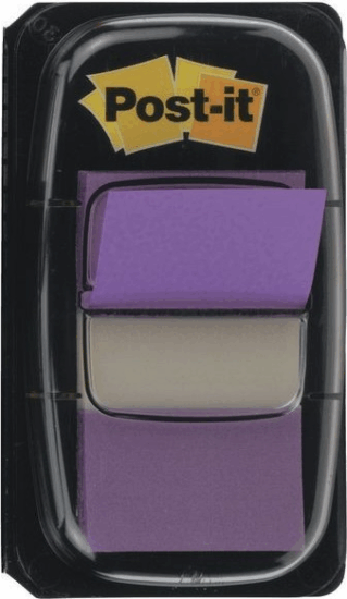 3M 25x43mm jelölőcímke (50 lap) - Lila