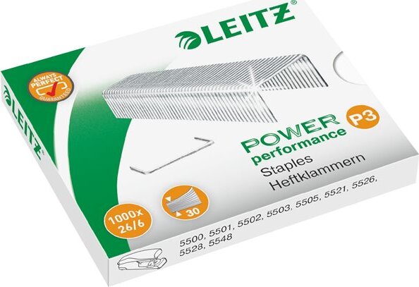 Leitz P3 26/6 Tűzőkapocs 1000 db