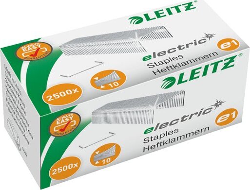 Leitz E1 No.10 Tűzőkapocs elektromos tűzőgépekhez 2500 db
