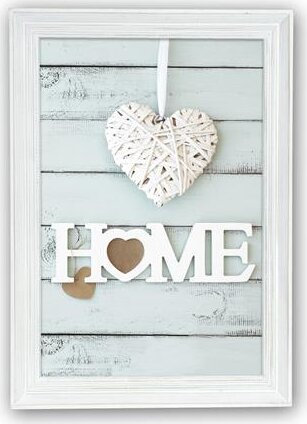 Vintage 10x15 képkeret - Fehér