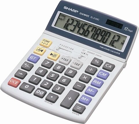 Sharp EL-2125C Asztali Számológép Sharp EL-2125C Asztali Számológép