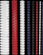 Fellowes 16 mm műanyag spirál 101-120 laphoz, - Fehér (25 db)