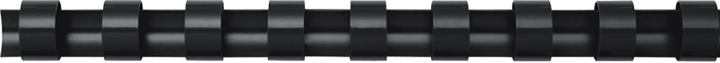 Fellowes 8 mm műanyag spirál 21-40 laphoz - Fekete (25 db / csomag)